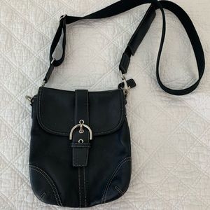 Coach black crossbody bag